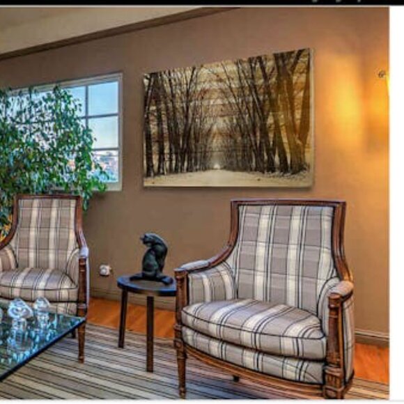 Parvez Taj Tree Path 45-Inch x 30-Inch Pine Wood Wall Art - Picture 3 of 3